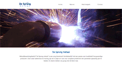 Desktop Screenshot of desprongmetaal.nl